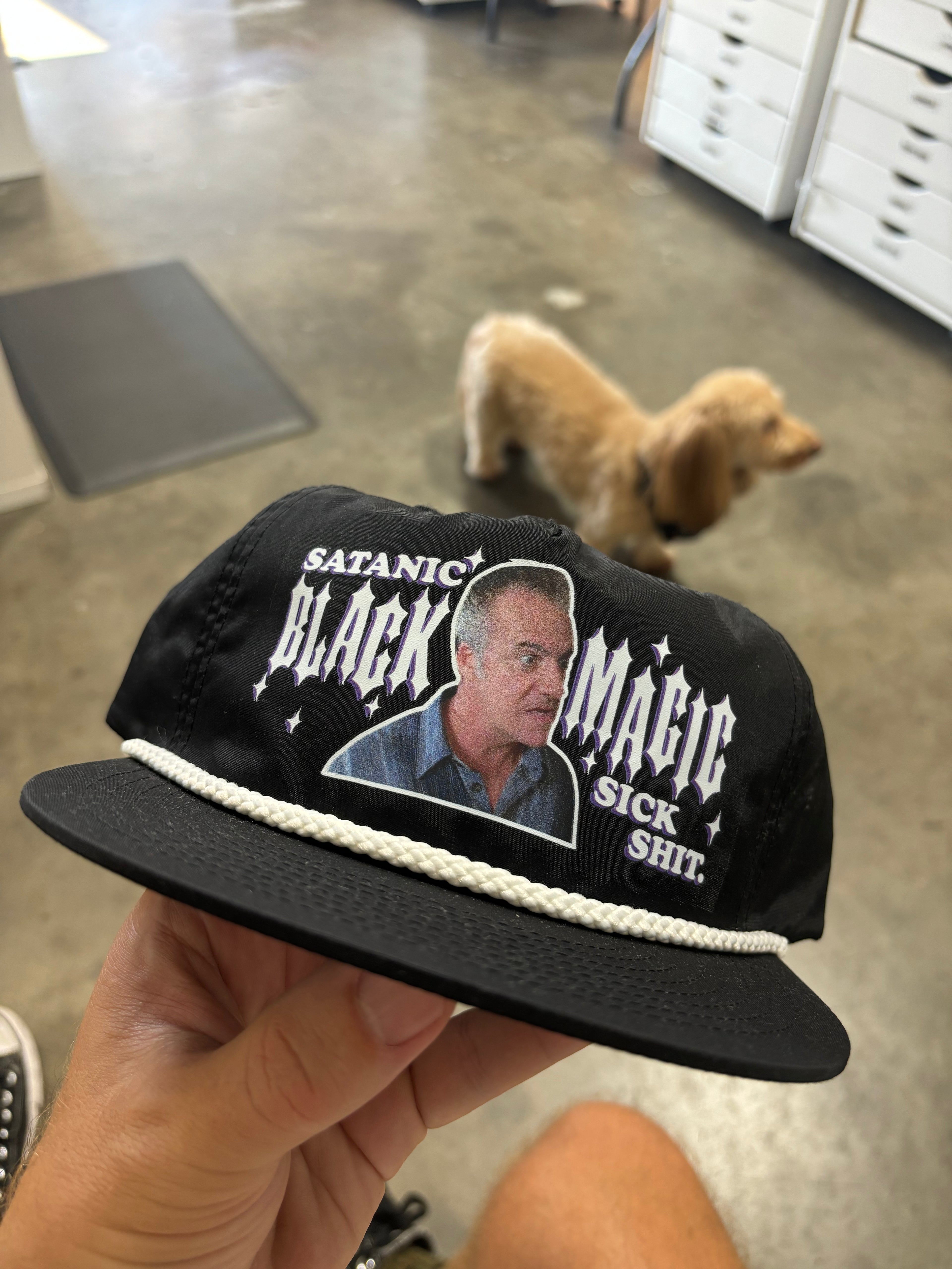SATANIC BLACK MAGIC ROPE HAT